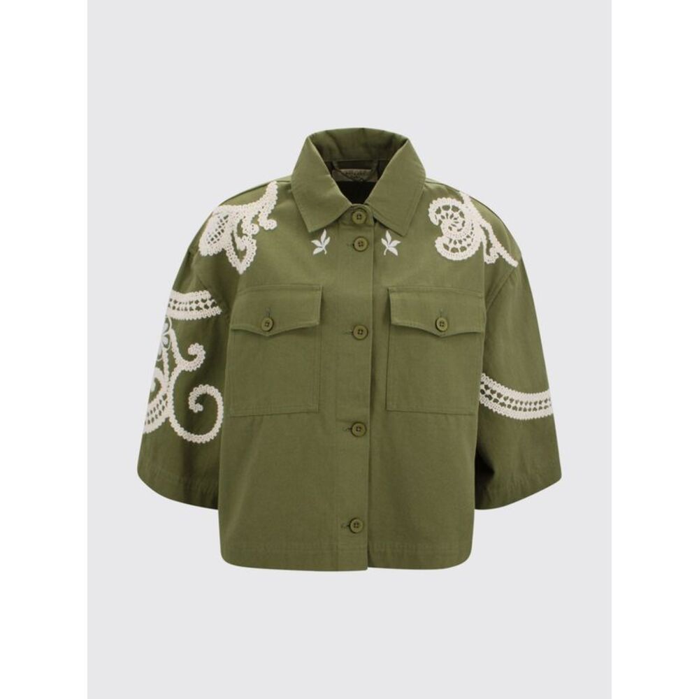 Weekend Max Mara Women Weekend Max Mara Embroidered Cotton Jacket